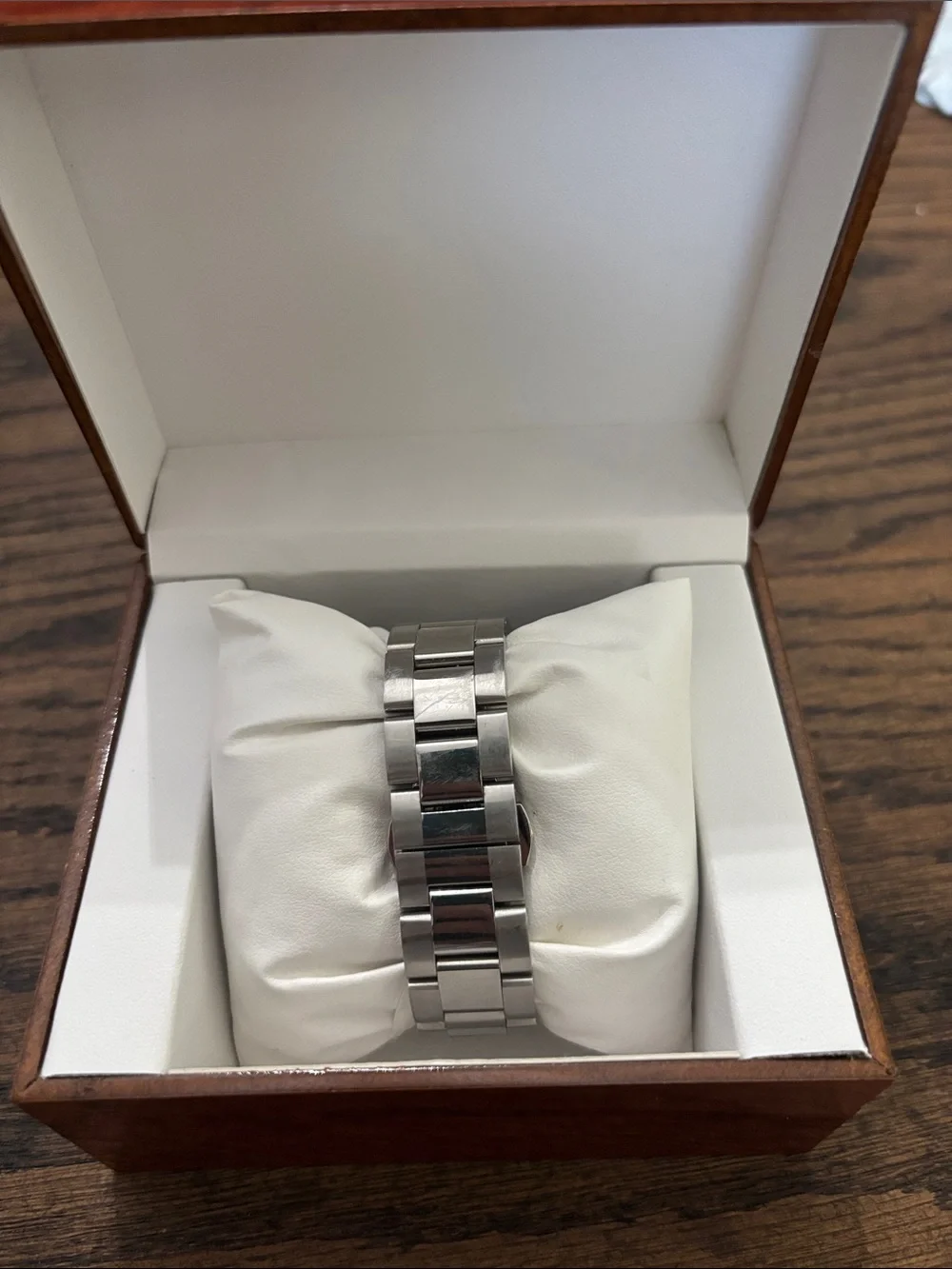 Nektom Men’s Stainless Steel Watch with Green Dial and Bezel